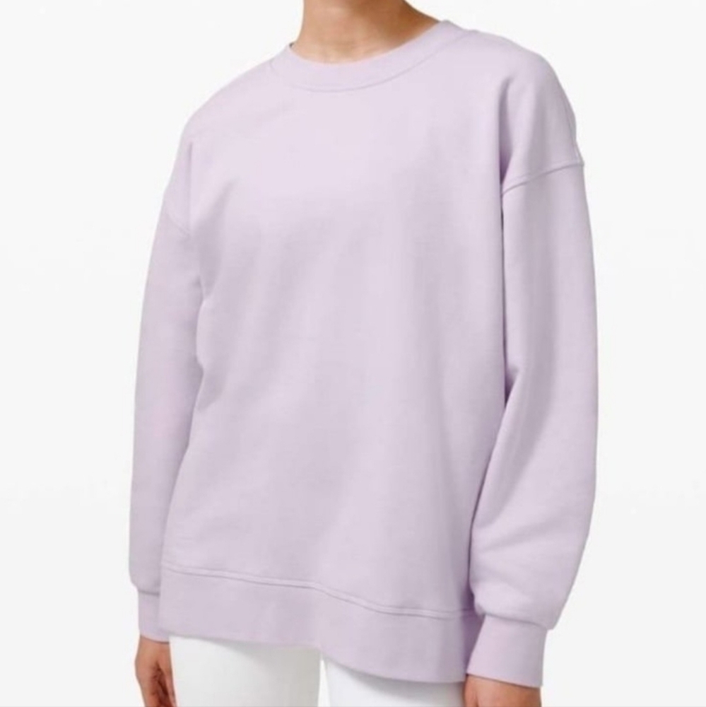LULULEMON PERFECTLY OVERSIZE CREWNECK SWEATER 💜 - Picture 1 of 6